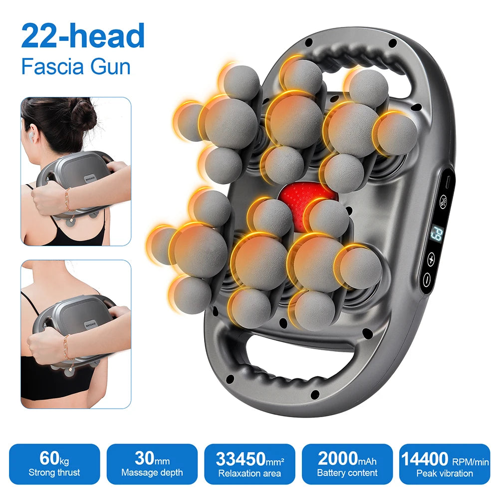 22-Head High-Frequency Fascia Massager