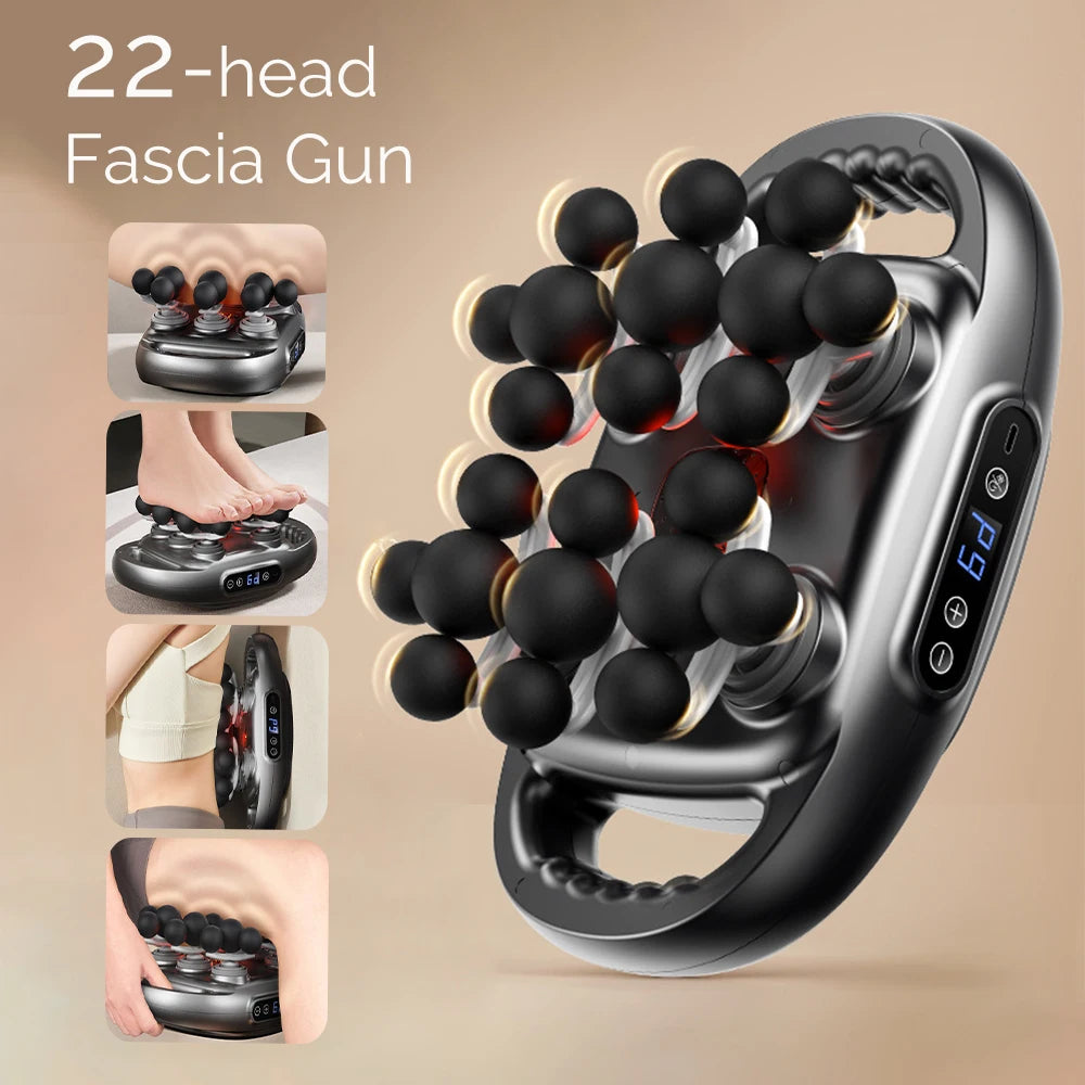 22-Head High-Frequency Fascia Massager