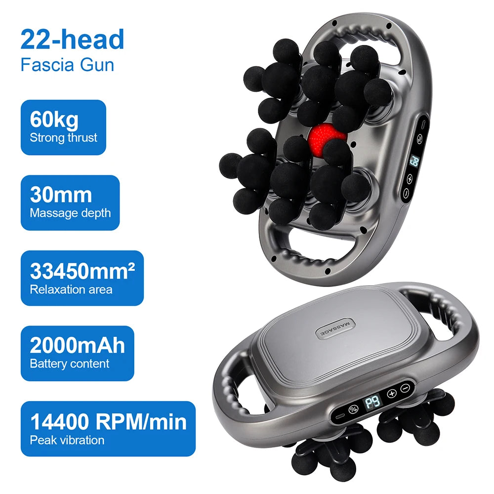 22-Head High-Frequency Fascia Massager