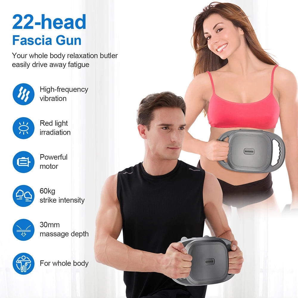 22-Head High-Frequency Fascia Massager