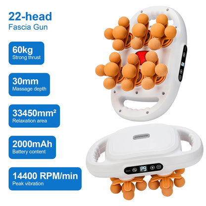 22-Head High-Frequency Fascia Massager